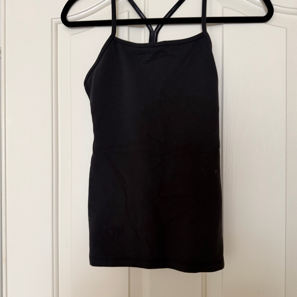 lululemon athletica Black Strappy Tank Top